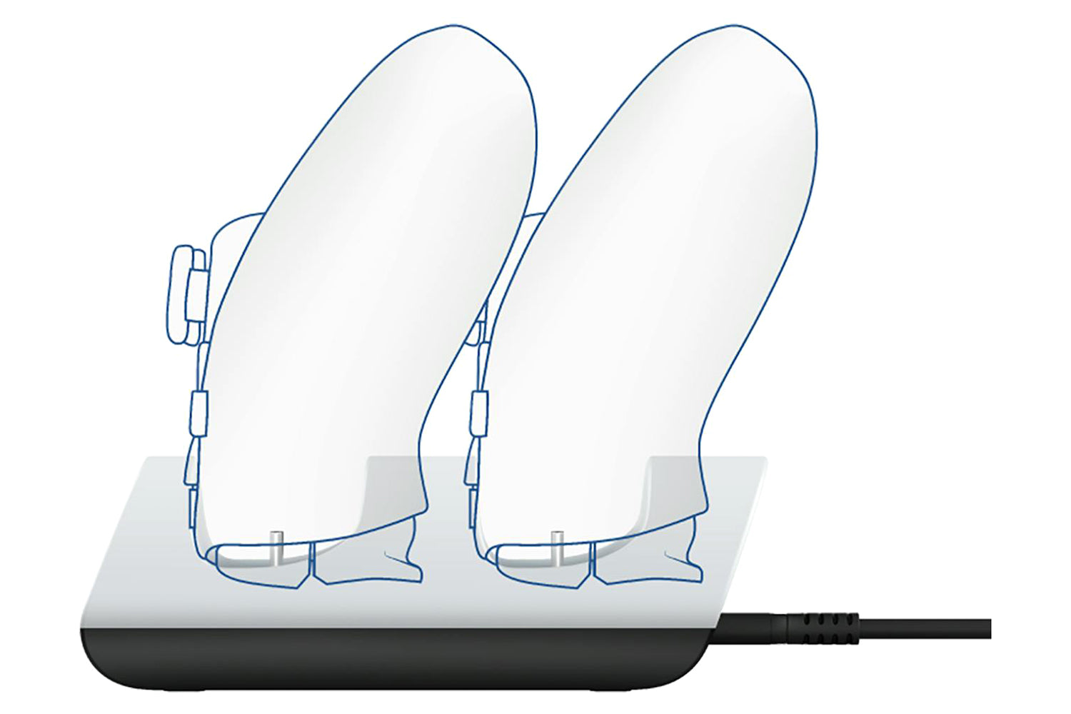 Trust PS5 Controllers Duo Charging dock | White-4