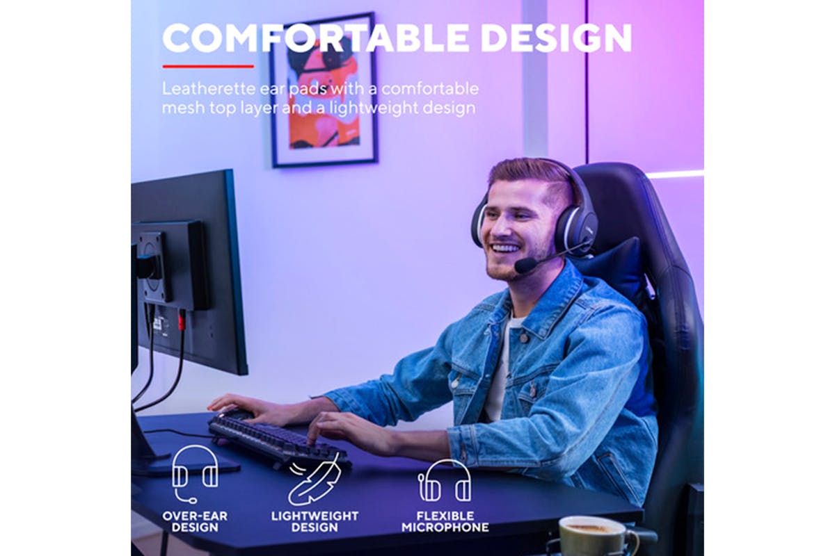 Trust GXT 391 Thian Over-Ear Wireless Gaming Headset | Black-10