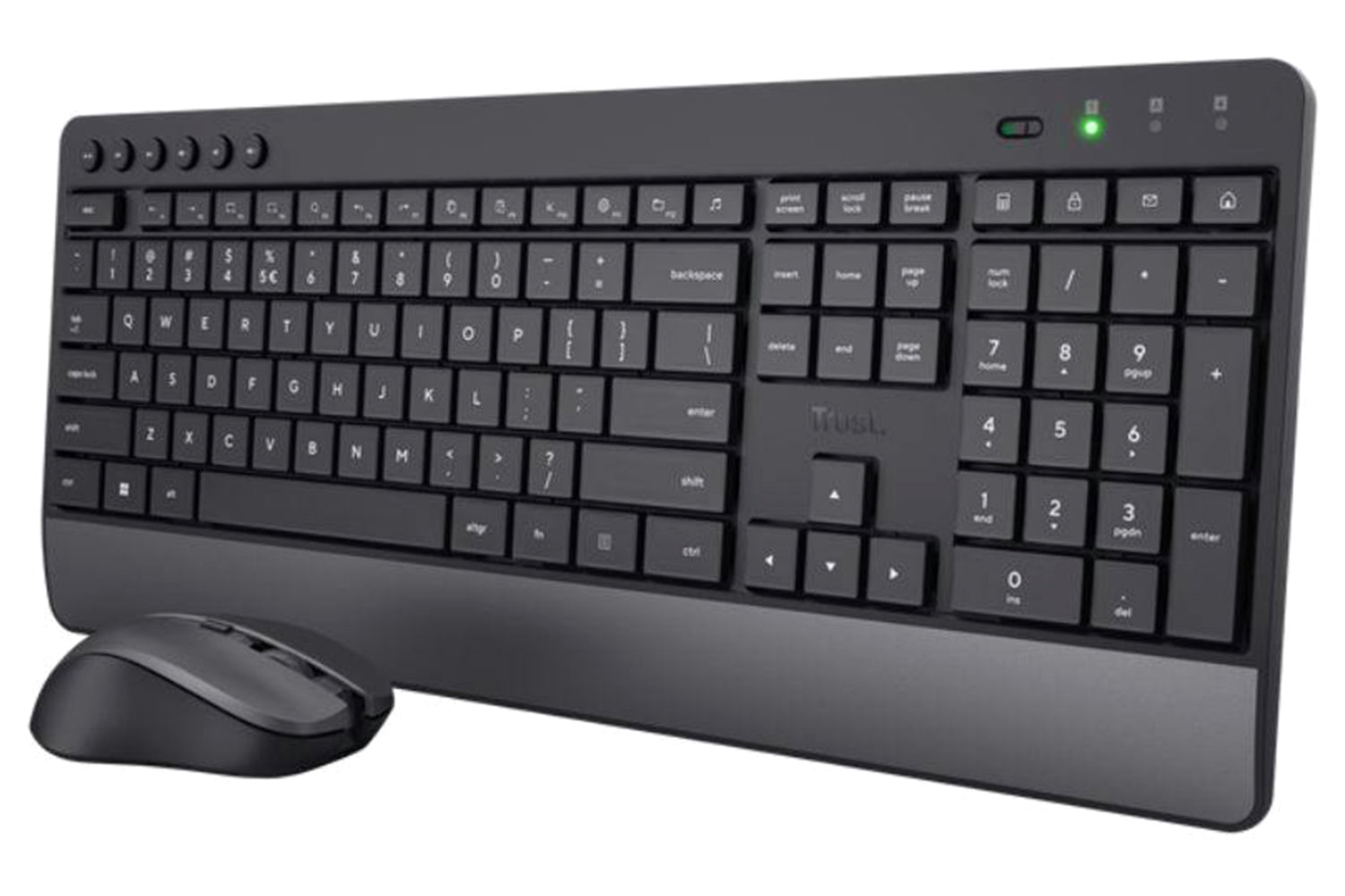 Trust Trezo Comfort Wireless Keyboard & Mouse Set | Black-2