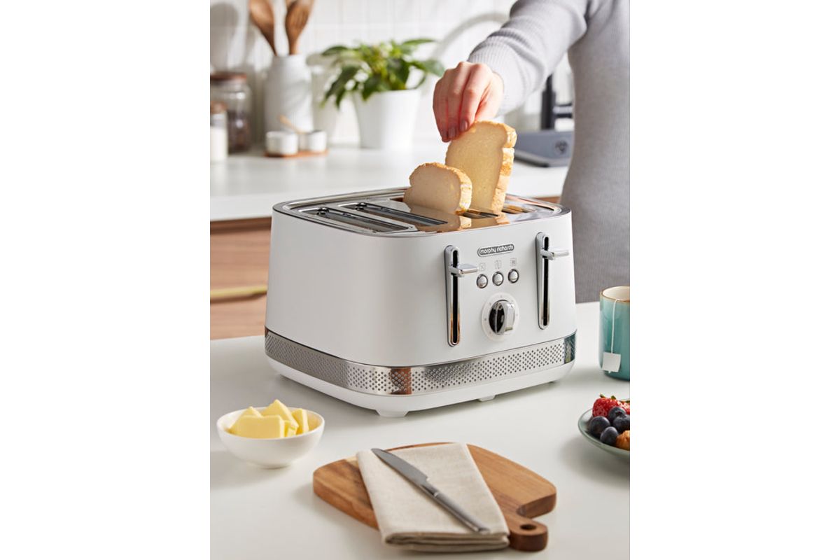 Morphy Richards Illumination 4-Slice Toaster | 248021 | White-13