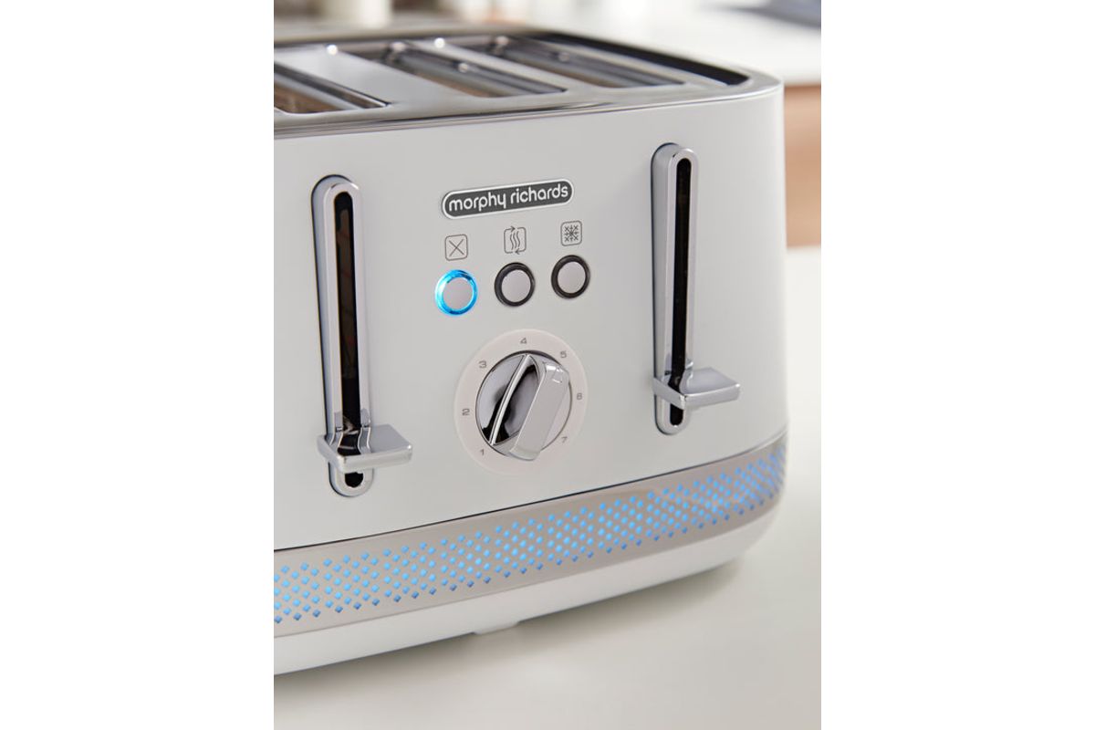 Morphy Richards Illumination 4-Slice Toaster | 248021 | White-3