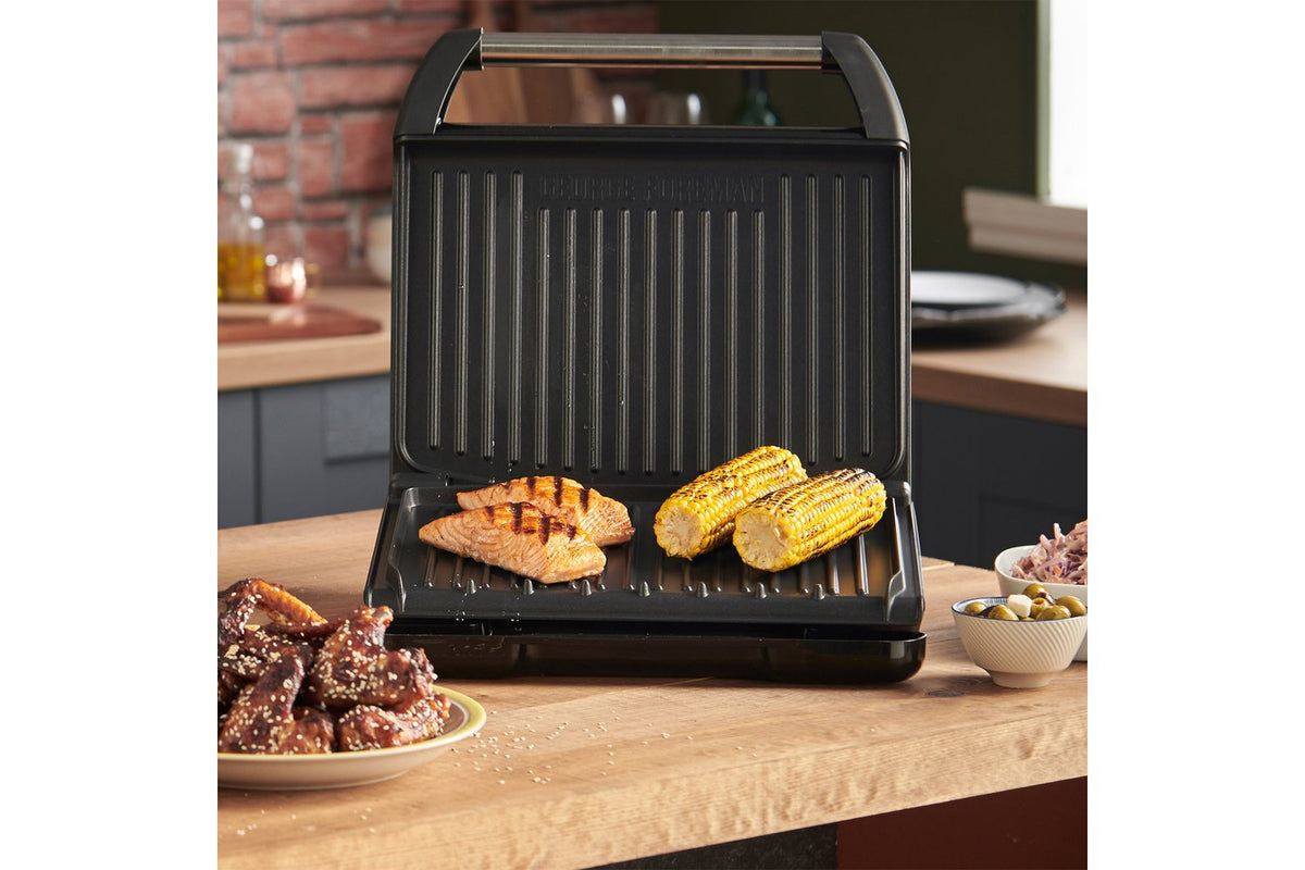 George Foreman Steel Large Grill | 25052 | Black-6