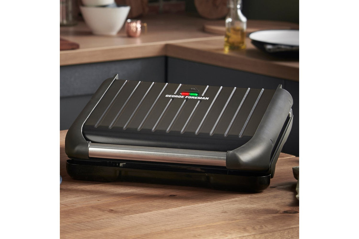 George Foreman Steel Large Grill | 25052 | Black-8