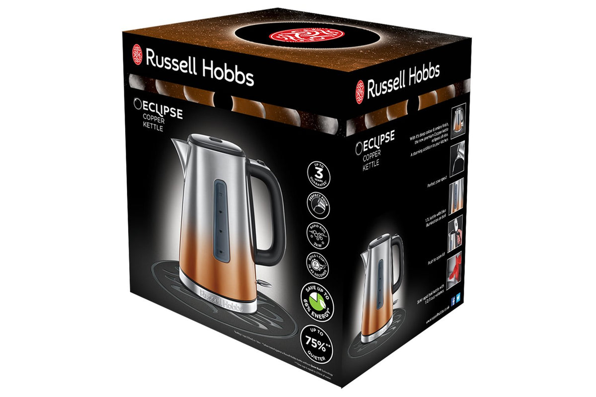 Russell Hobbs 1.7L Eclipse Kettle | 25113 | Copper Sunset-9