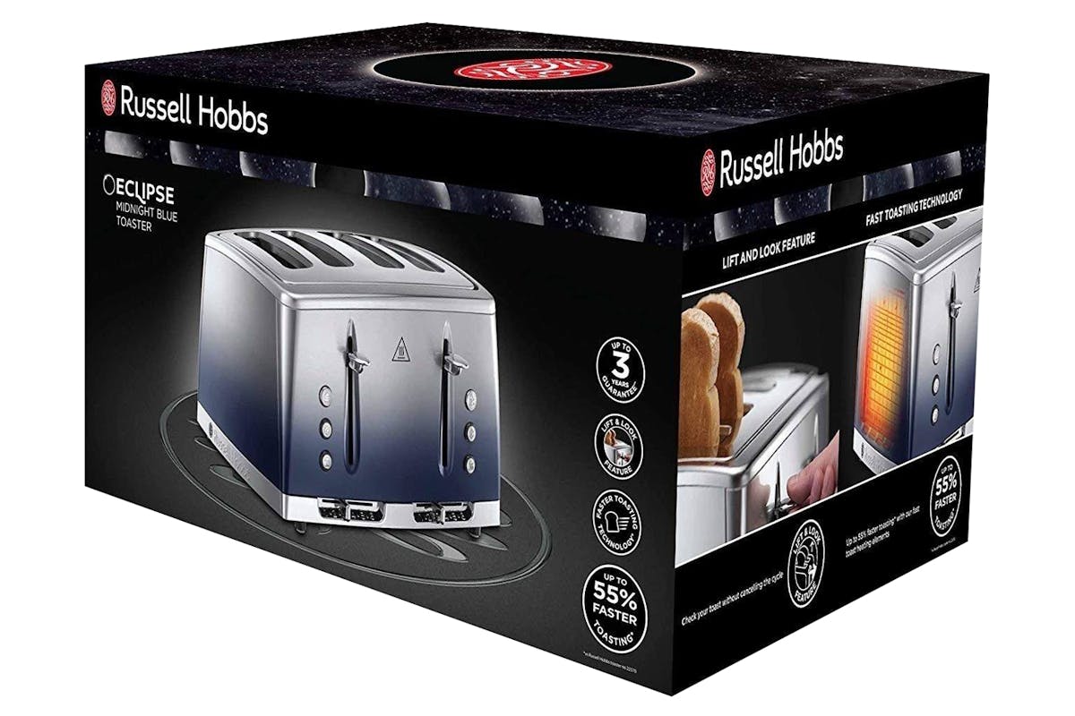 Russell Hobbs Eclipse 4 Slice Toaster | 25141 | Midnight Blue-7