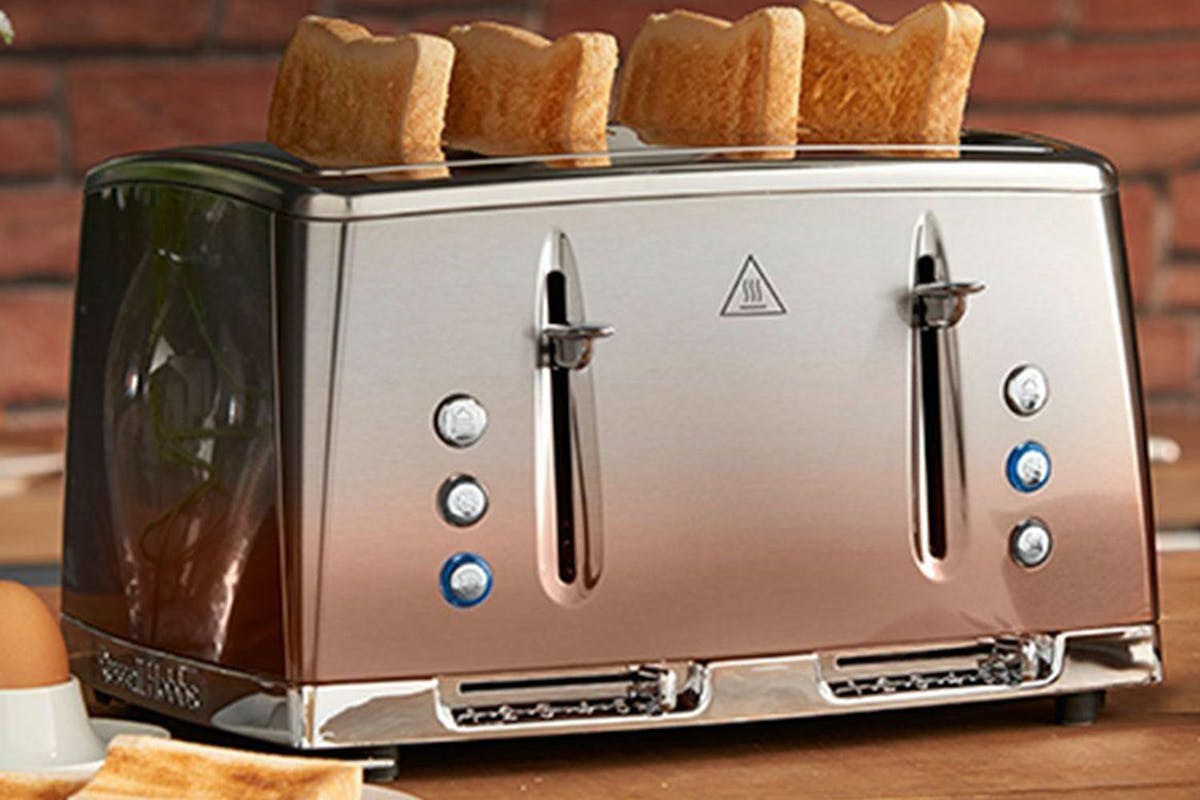 Russell Hobbs Eclipse 4 Slice Toaster | 25143 | Copper Sunset-3