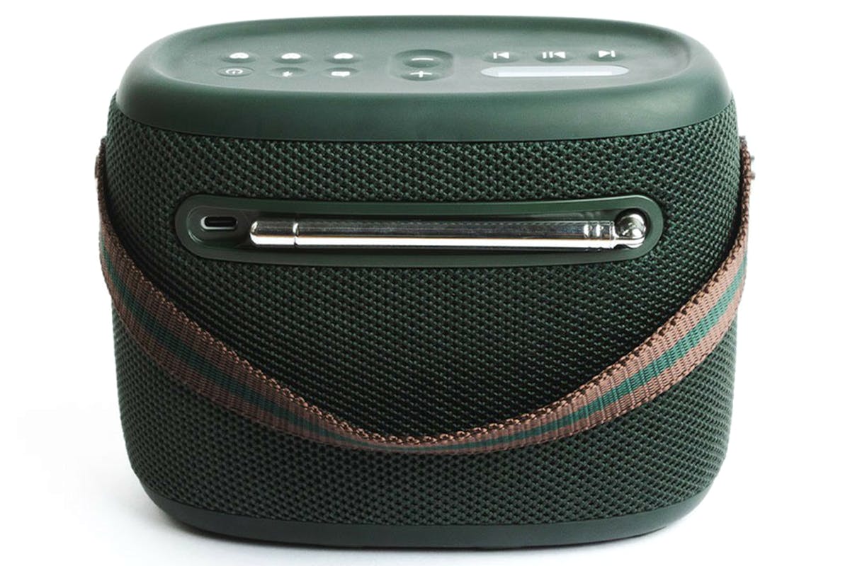 Pure Woodland Portable Bluetooth Speaker with Radio | Green-2