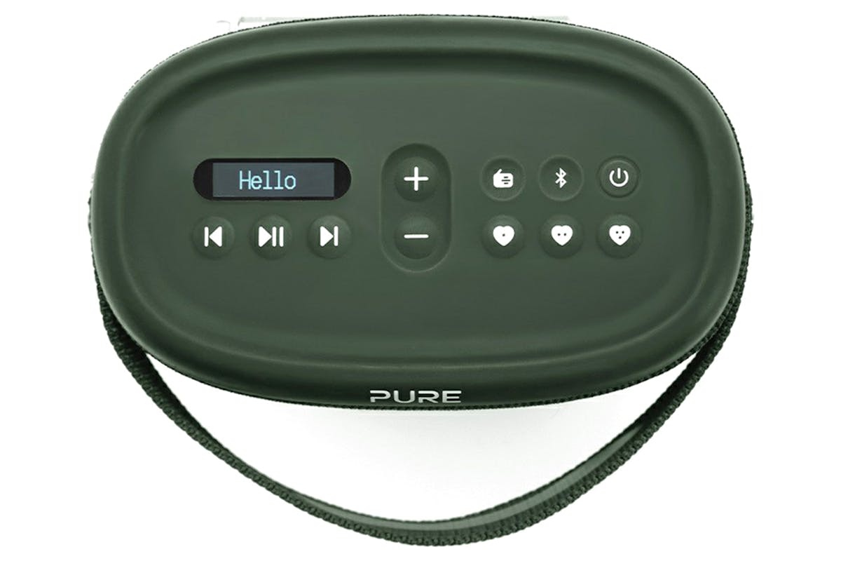 Pure Woodland Portable Bluetooth Speaker with Radio | Green-6