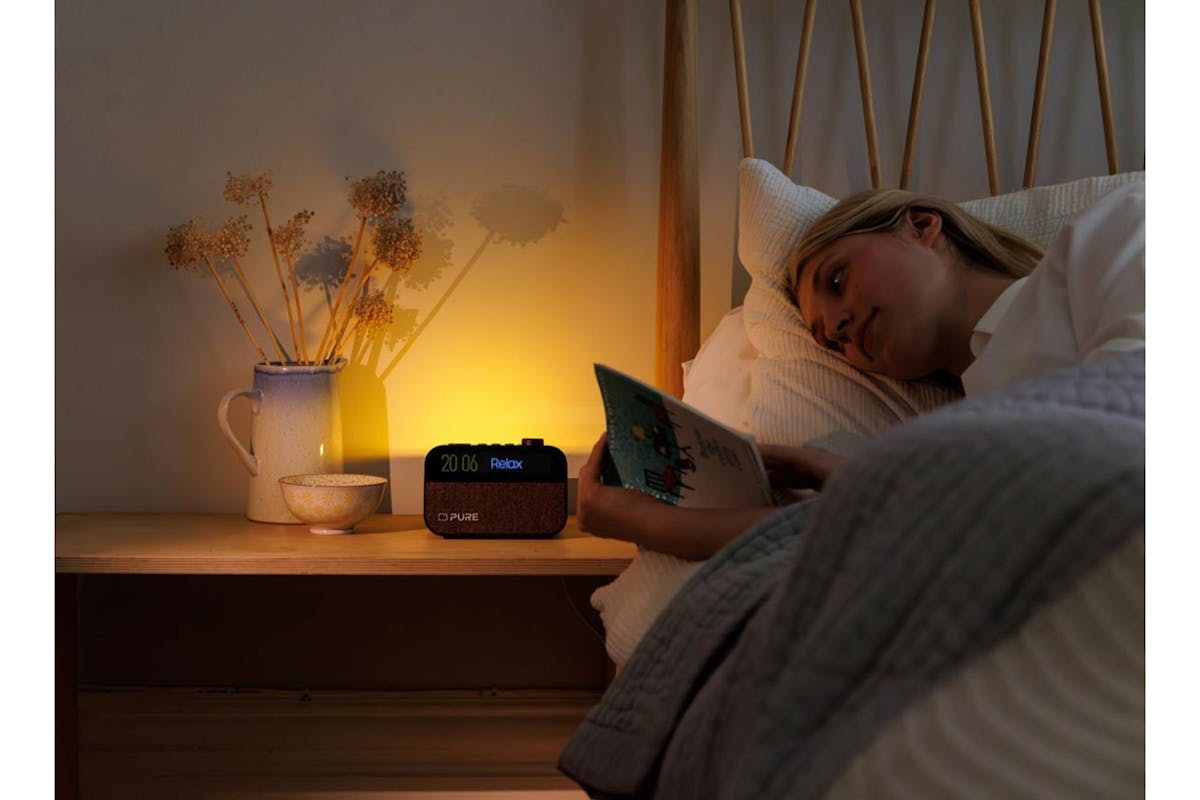 Pure Moment Alarm Clock Radio with Bluetooth | Brown/Black-6