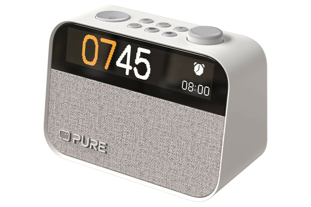 Pure Moment Alarm Clock Radio with Bluetooth | White-3