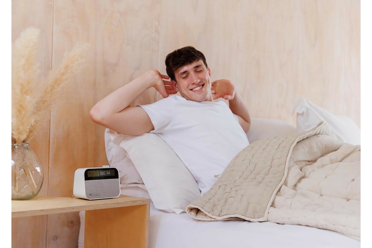 Pure Moment Alarm Clock Radio with Bluetooth | White-6
