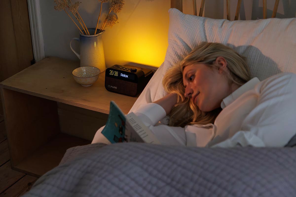 Pure Moment Charge Clock Radio with Wireless Charging | Brown/Black-6