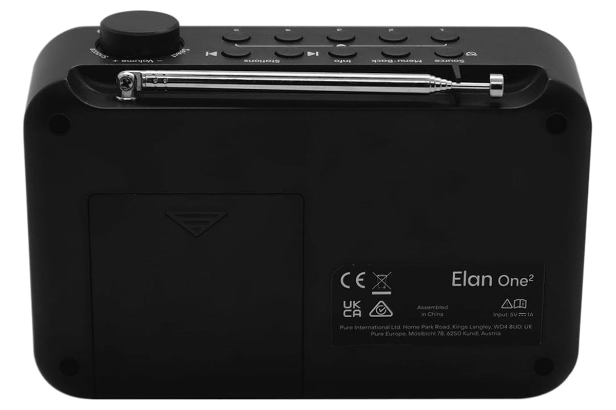 Pure Elan One2 Portable Radio with Bluetooth | Black-6