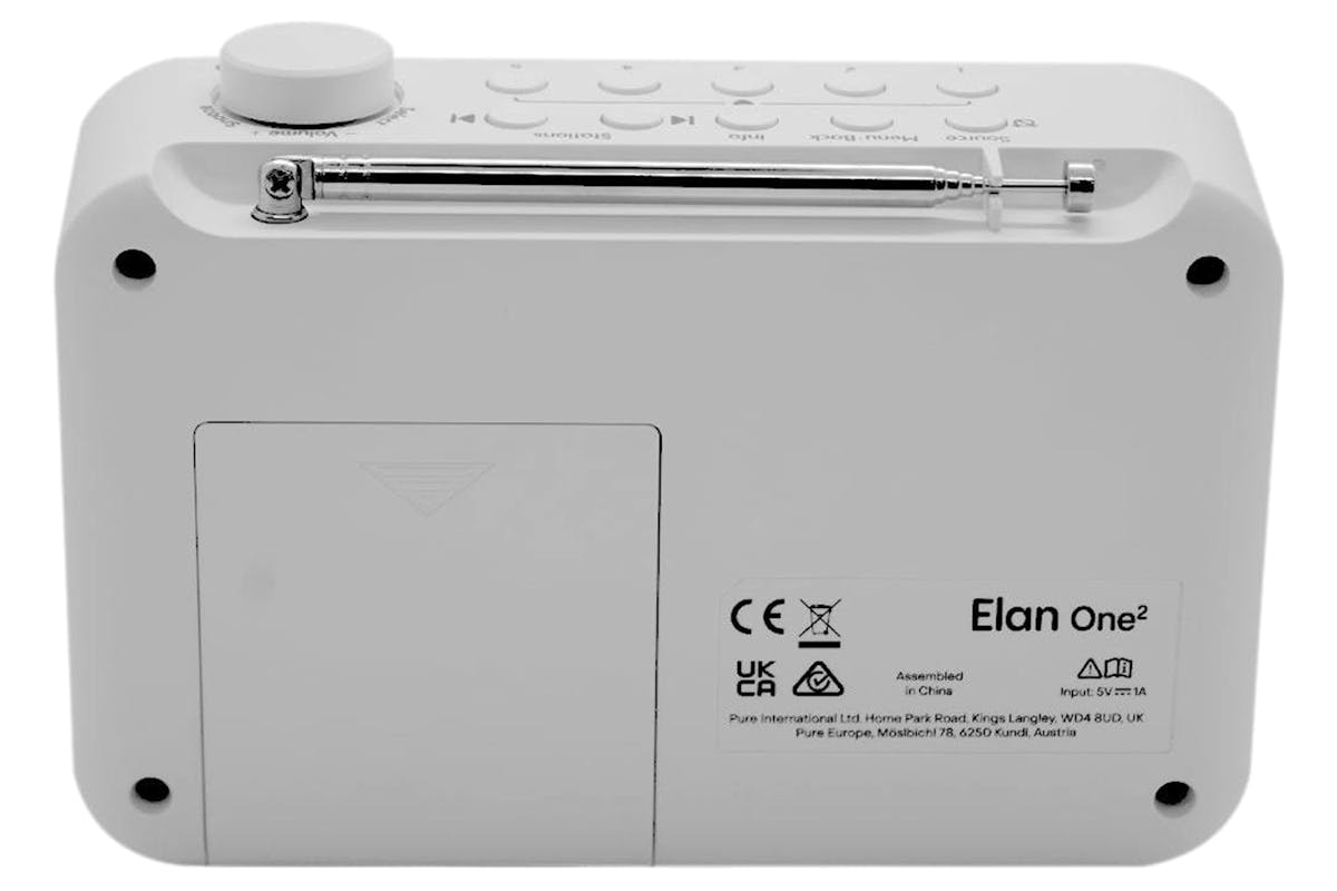 Pure Elan One2 Portable Radio with Bluetooth | White-6