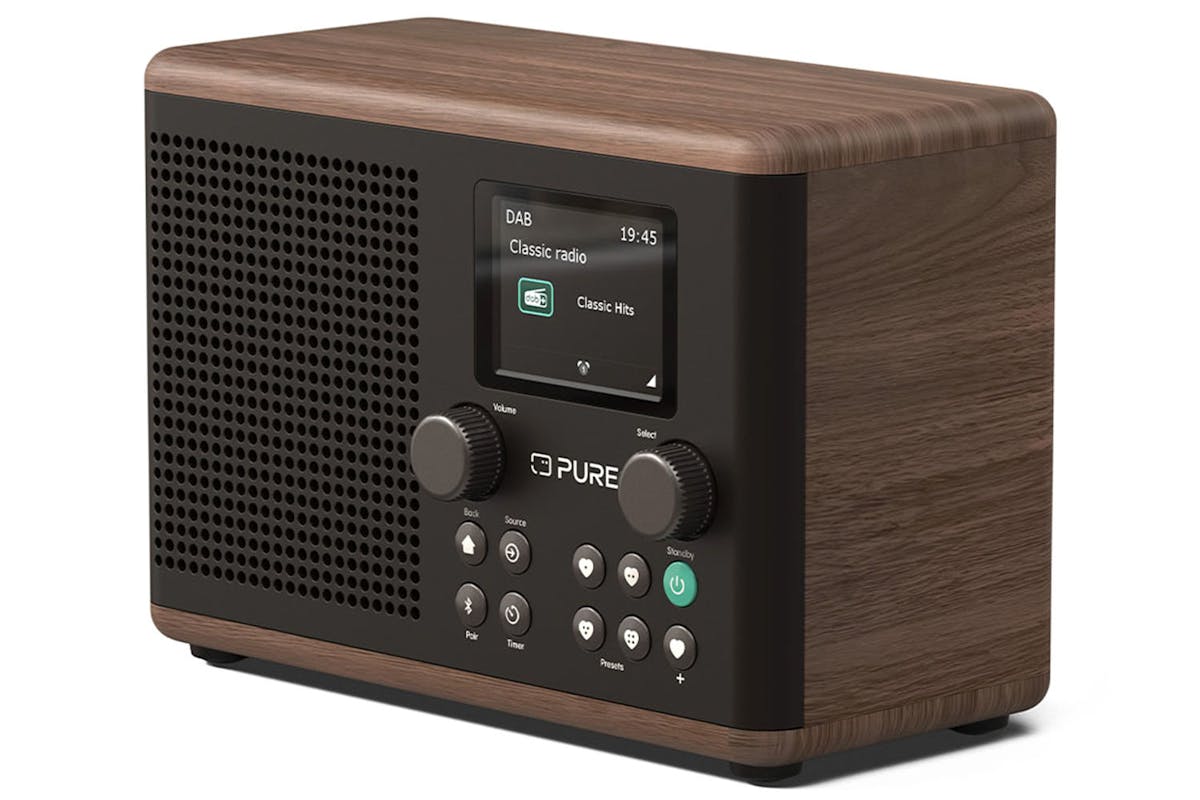 Pure Classic H4 Digital Radio | Black/Walnut-3