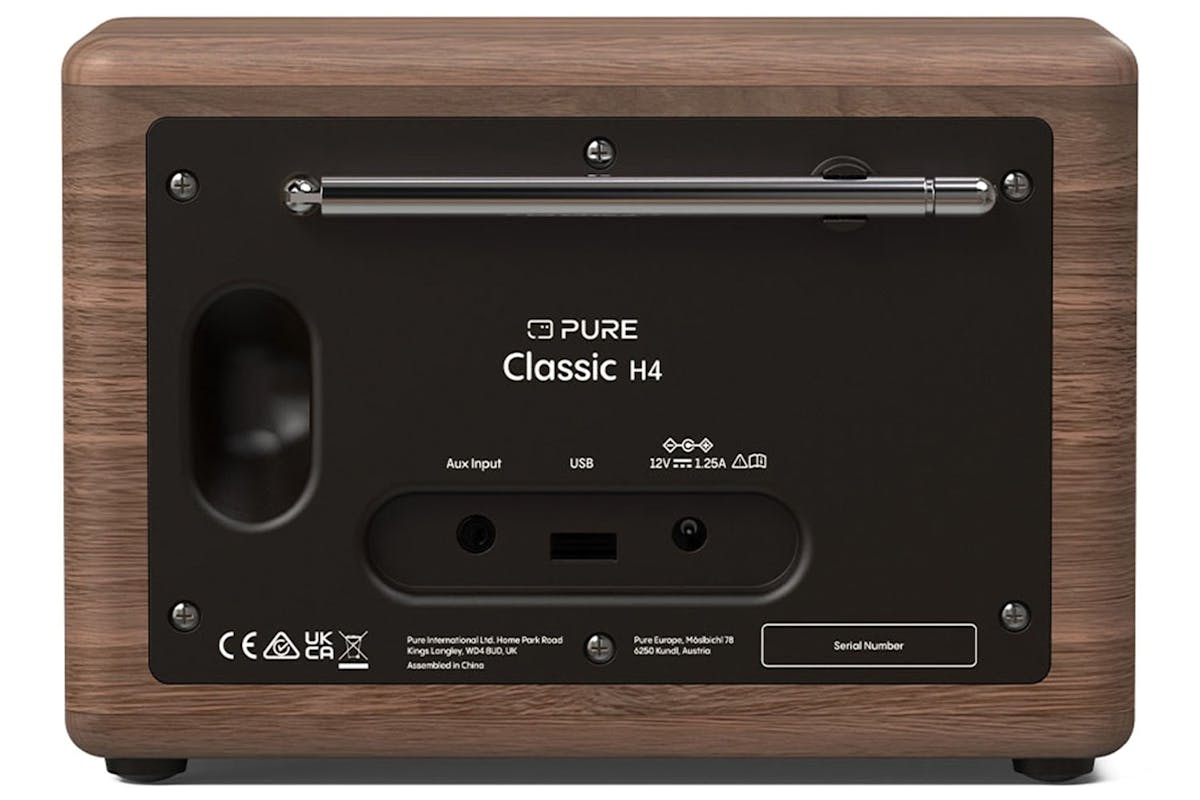 Pure Classic H4 Digital Radio | Black/Walnut-5