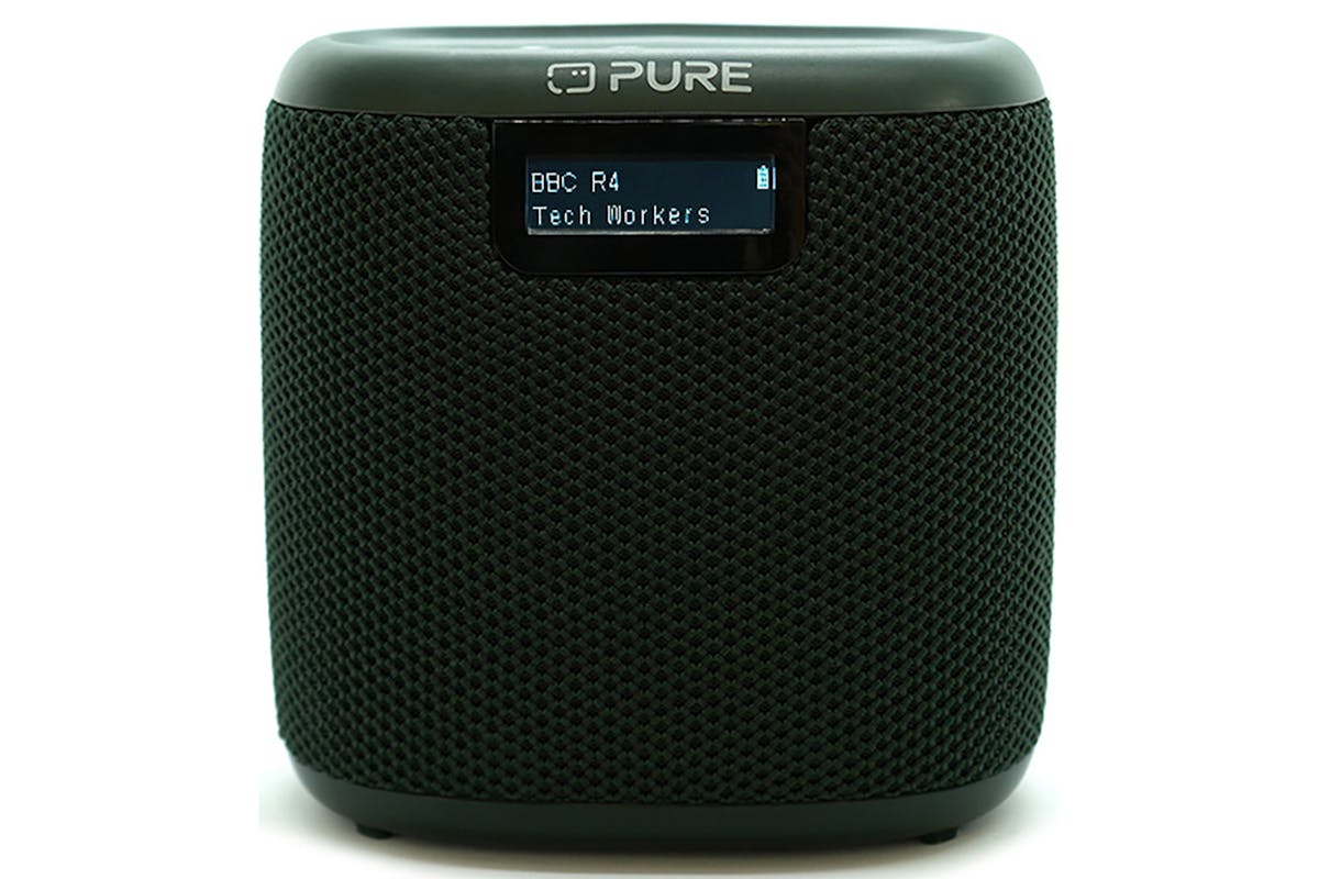 Pure Woodland Mini Bluetooth Speaker with Radio | Green