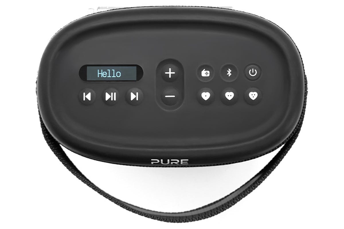 Pure Woodland Portable Bluetooth Speaker with Radio | Black-6