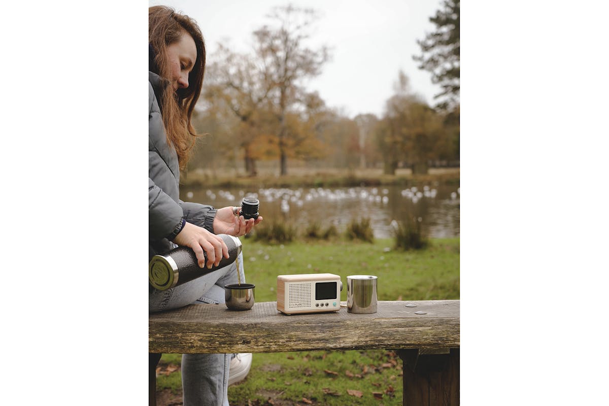 Pure Classic Mini Digital Radio | White/Oak-7