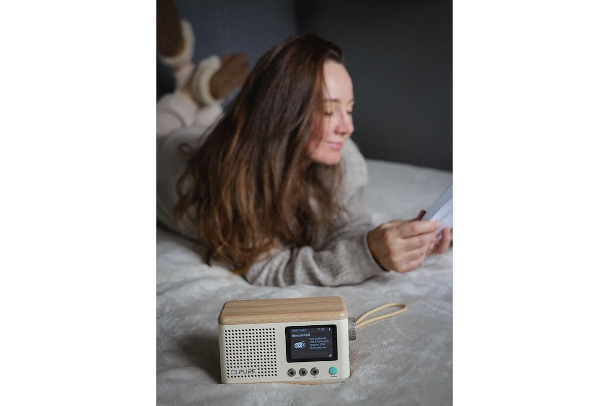 Pure Classic Mini Digital Radio | White/Oak-8
