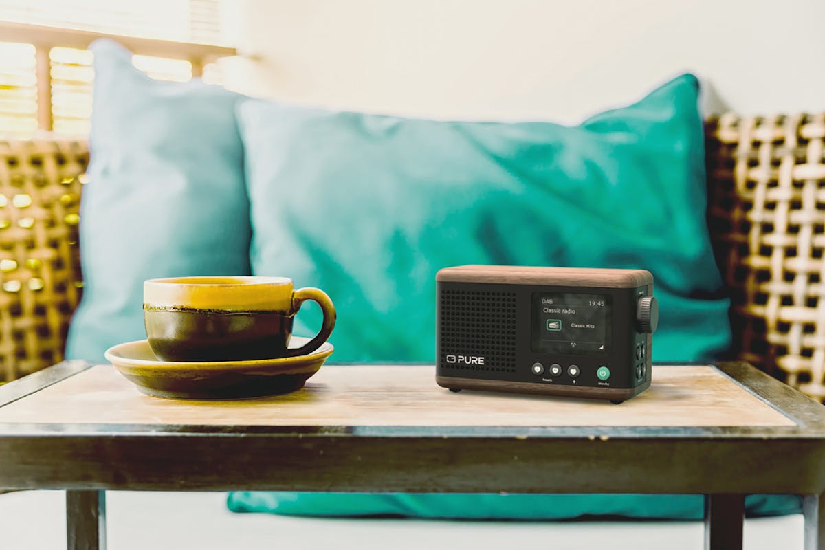 Pure Classic Mini Digital Radio | Black/Walnut-6