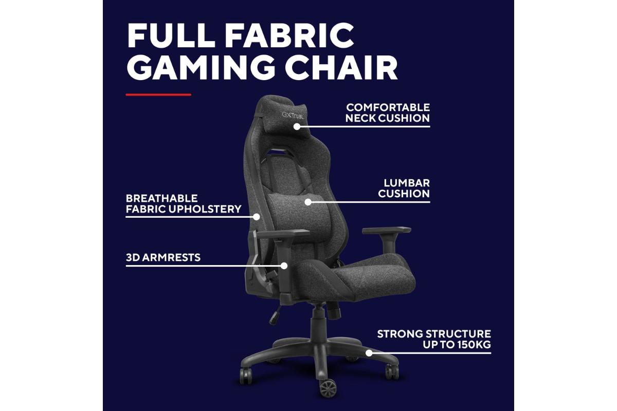 Trust GXT723 Ruya Fabric Chair | Gaming Chair | Fabric-7