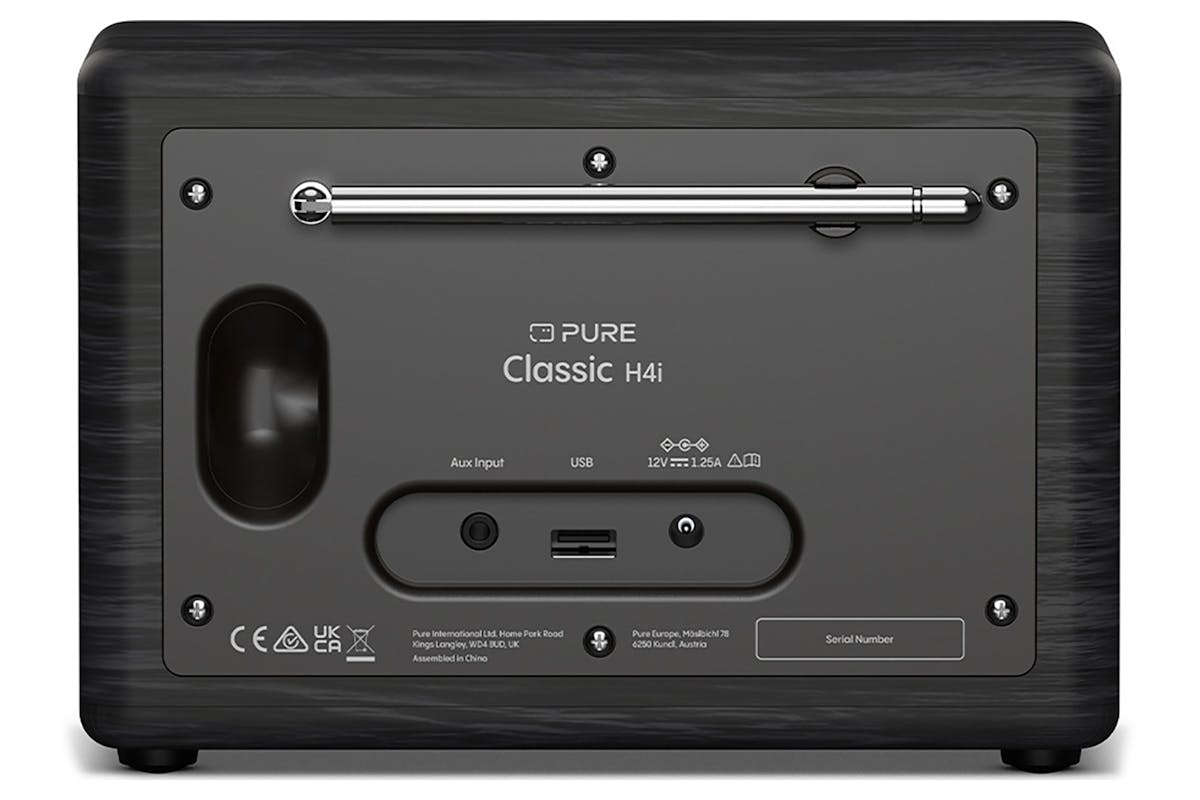 Pure Classic H4i Internet Radio | Black/Ash-4