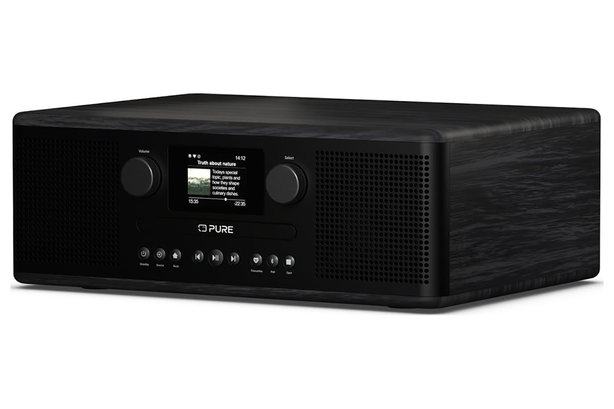 Pure Classic C-D6i Internet Radio | Black/Ash-3
