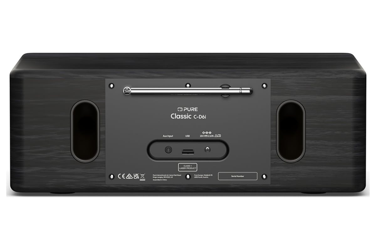 Pure Classic C-D6i Internet Radio | Black/Ash-4