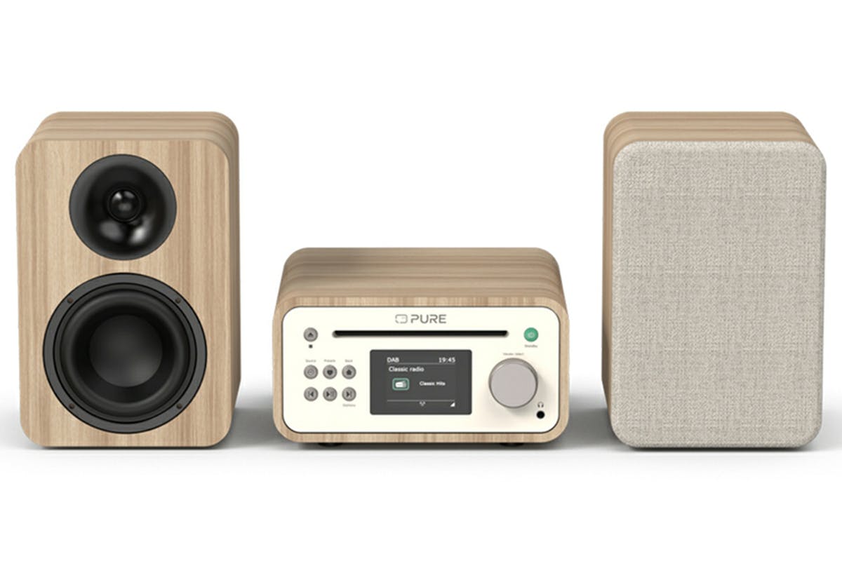 Pure-Audio Classic Stereo Mini Micro Hi-Fi System| CD Player | FM Radio | 254591