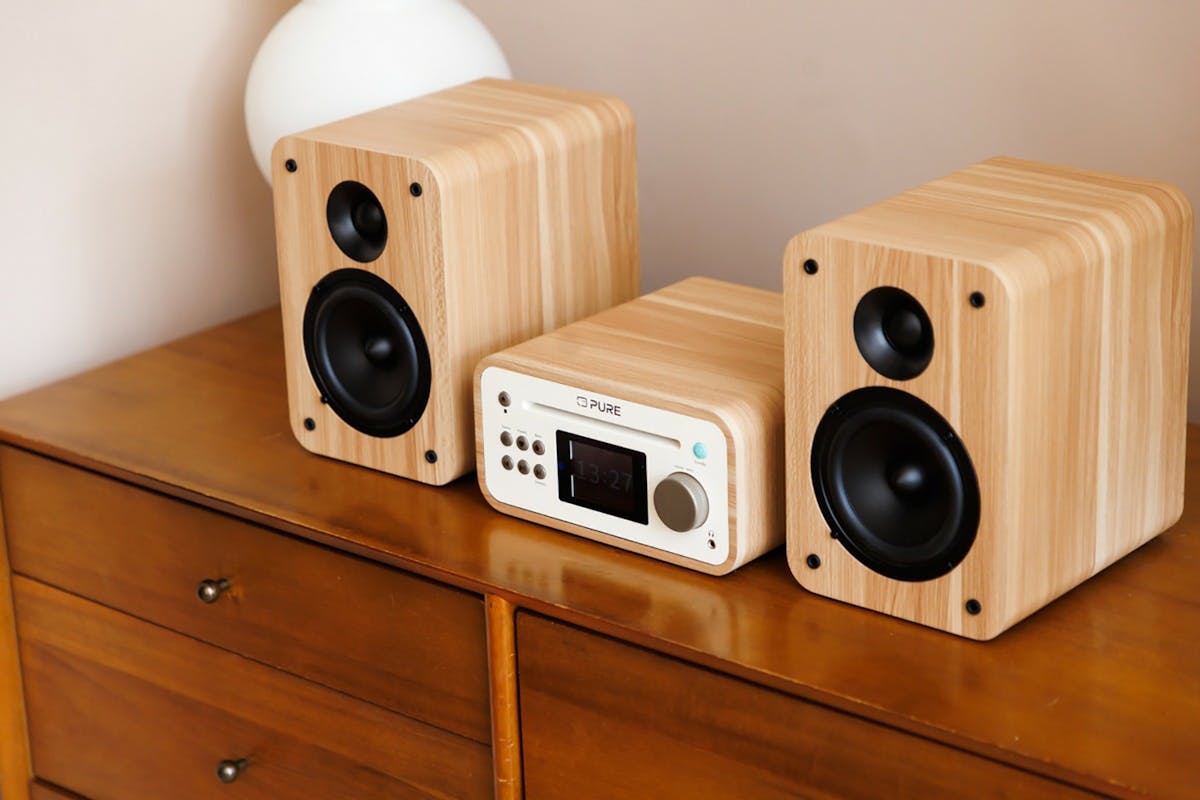 Pure-Audio Classic Stereo Mini Micro Hi-Fi System| CD Player | FM Radio | 254591-5