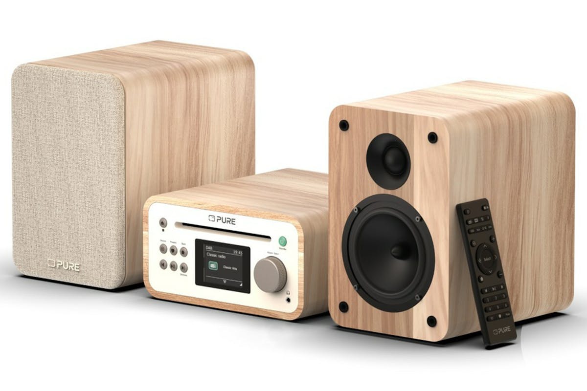 Pure-Audio Classic Stereo Mini Micro Hi-Fi System| CD Player | FM Radio | 254591-3