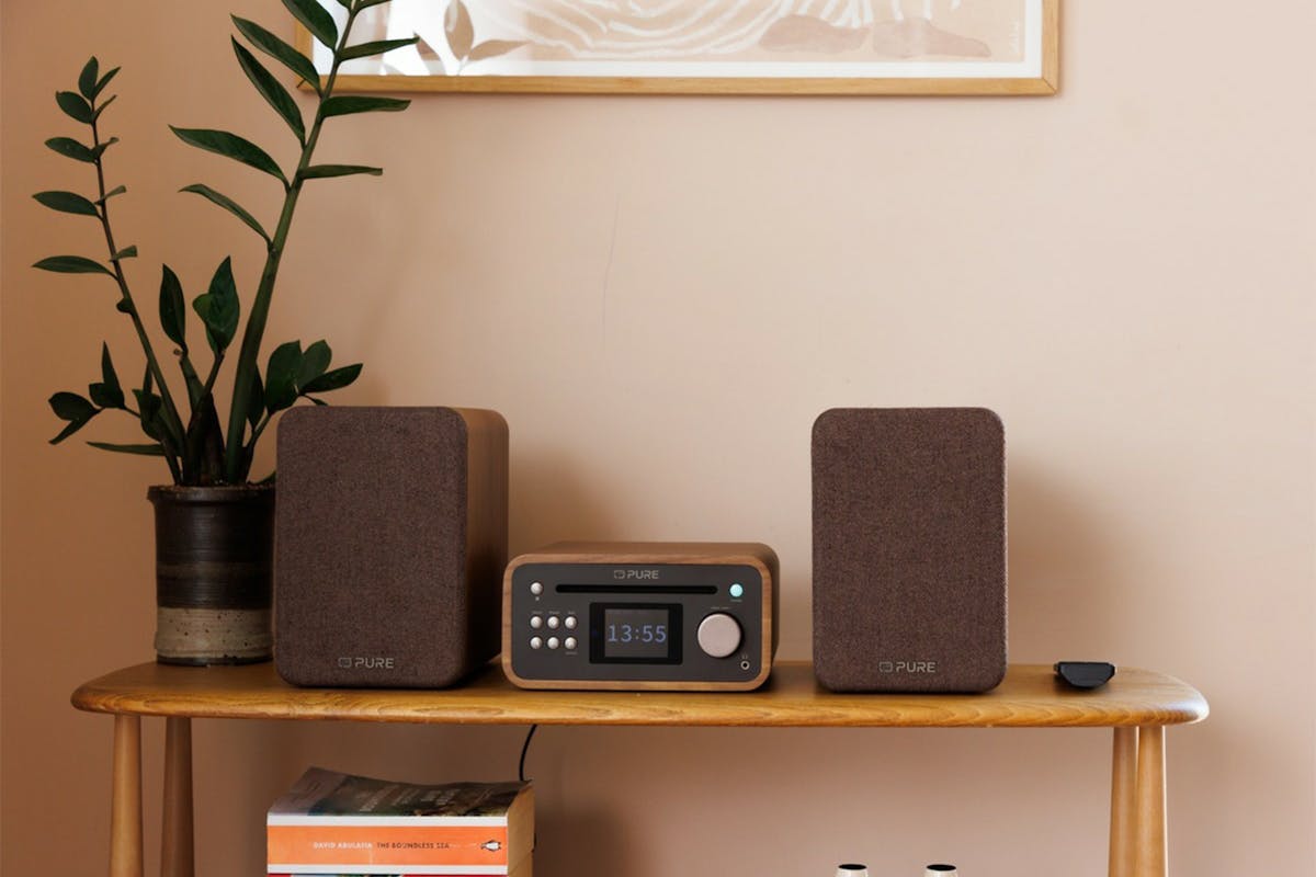 Pure-Audio Classic Stereo Mini Micro Hi-Fi System| CD Player | FM Radio | 254592-7