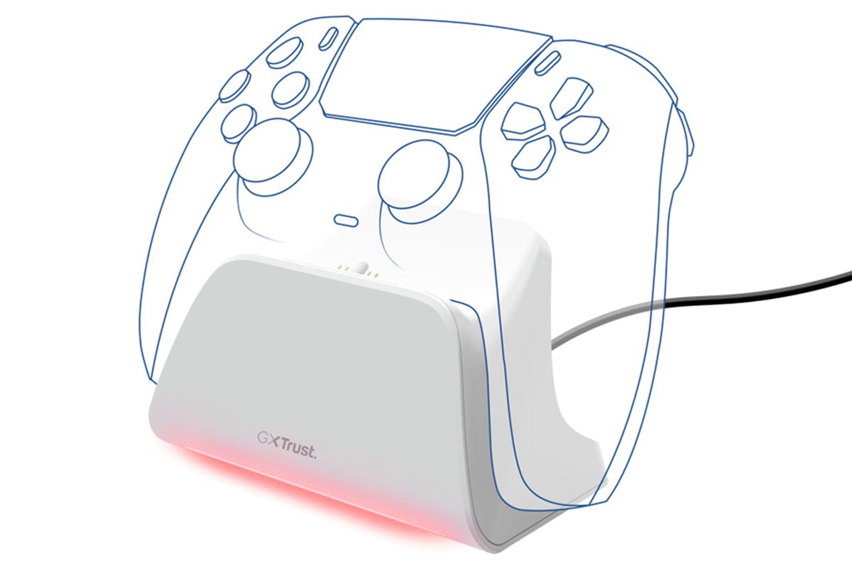 Trust GXT 255W PS5 Controller Stand | White-3