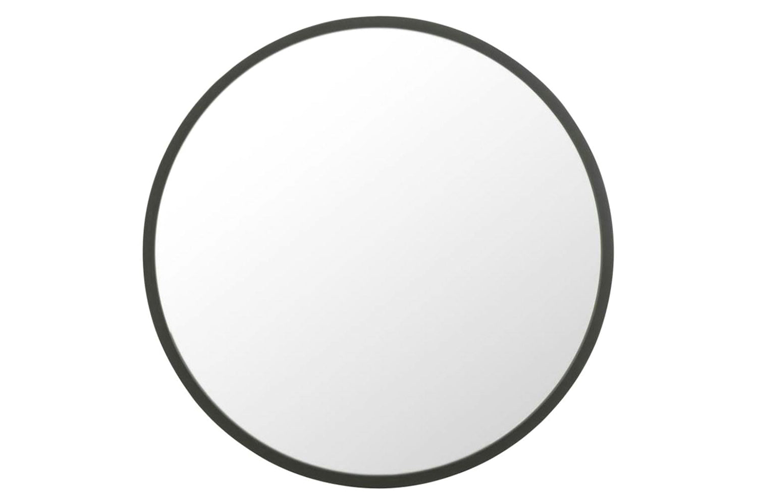 Round Mirror | Matt Black | Large