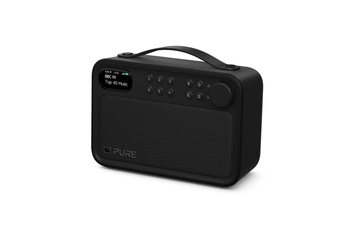 Pure Bloom Portable DAB+ and FM Radio | 255784 | Black