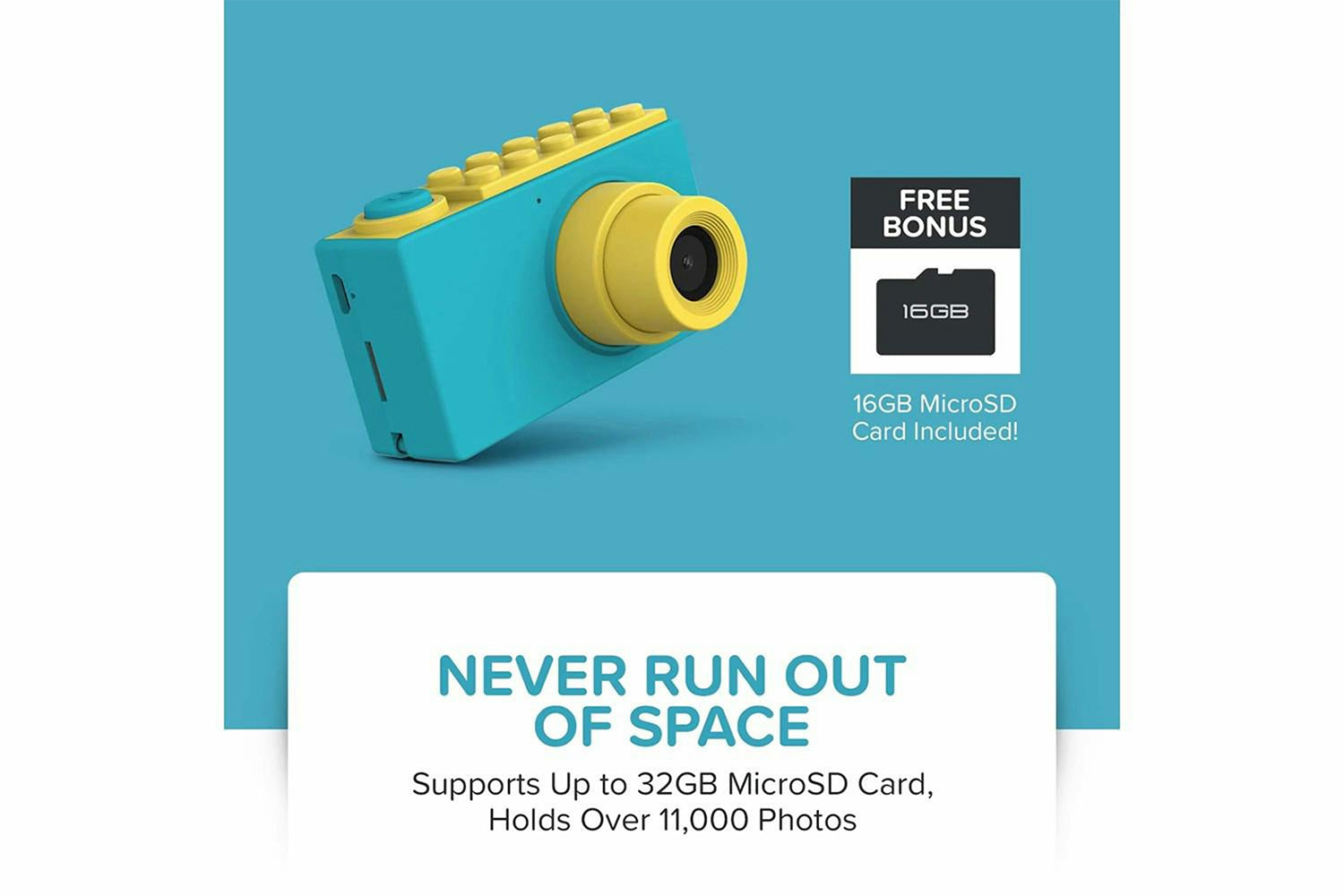 MyFirst Camera 2 Kids Underwater Camera with Shockproof Waterproof Case | Blue-3