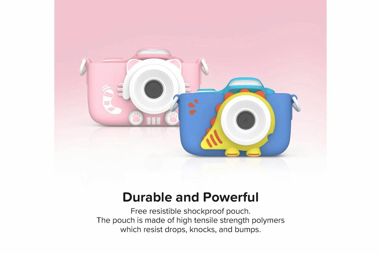 MyFirst Camera 3 Kids Digital Camera with Rubber Protective Case & Lanyard | Blue-3