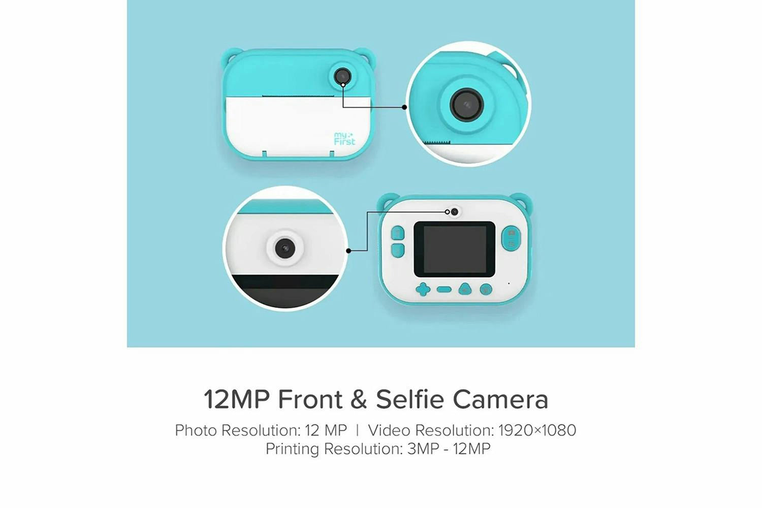 MyFirst Camera Insta 2 Instant Print Camera & Thermal Printer with Paper Refills | Blue-3
