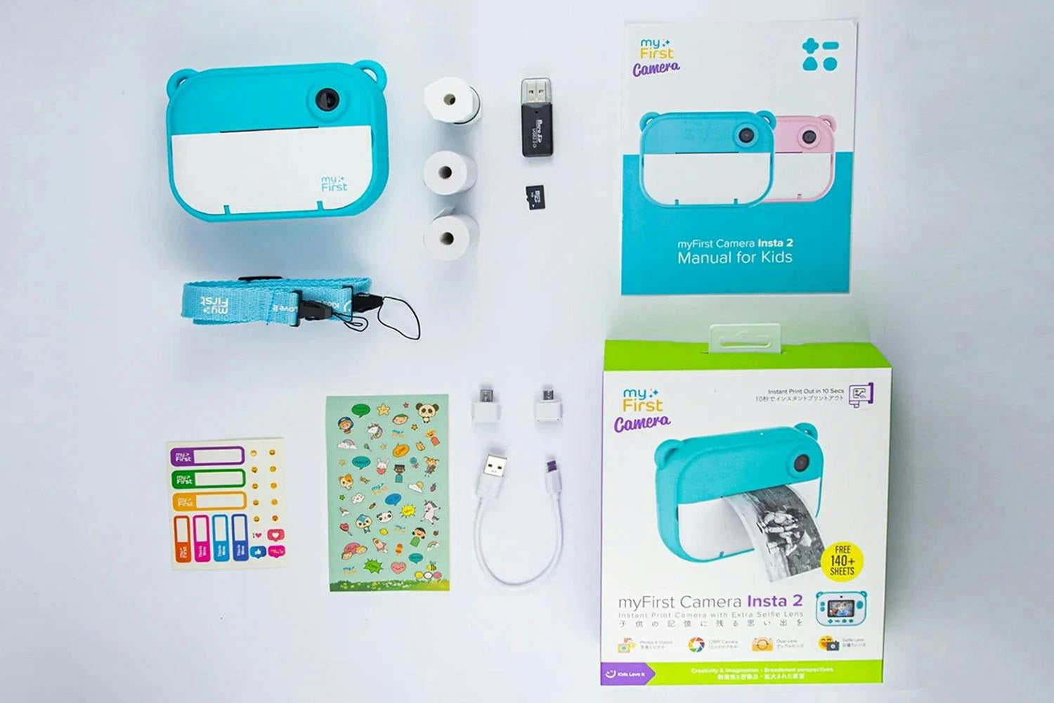 MyFirst Camera Insta 2 Instant Print Camera & Thermal Printer with Paper Refills | Blue-7
