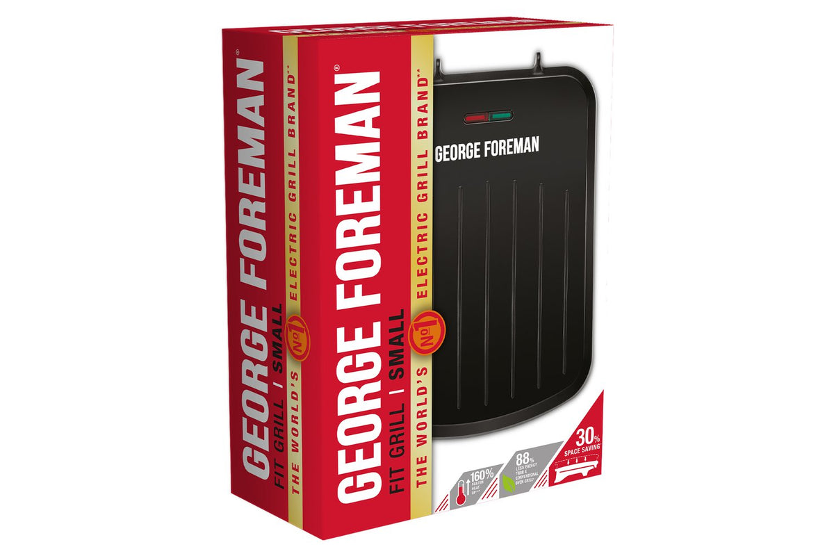 George Foreman Small Fit Grill | 25800 | Black-9