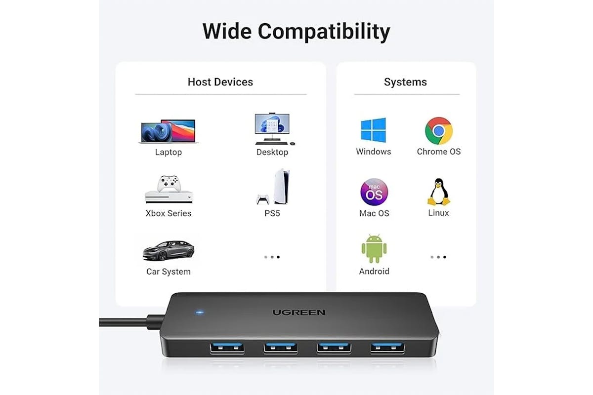 UGREEN 4-Port USB 3.2 Type-A Docking Hub-3