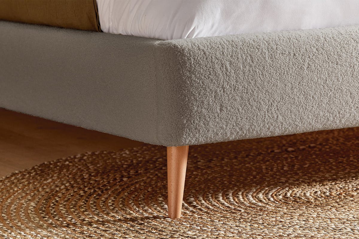 Silentnight | Evana Bed Frame with Slant Beech Leg | Double | 4ft6 | Colour Options-6