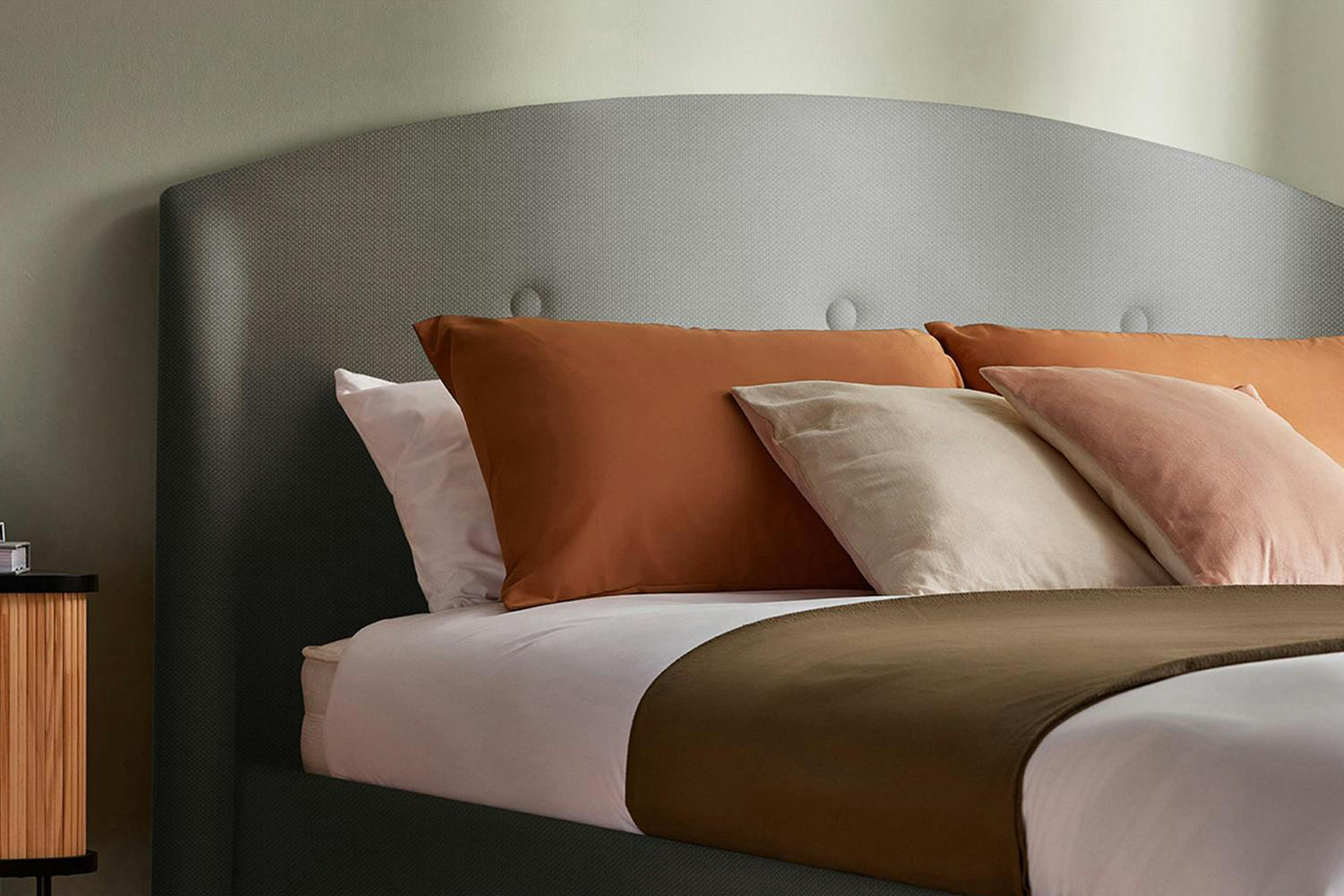 Silentnight | Evana Bed Frame with Black Leg | Double | 4ft6 | Charcoal-4
