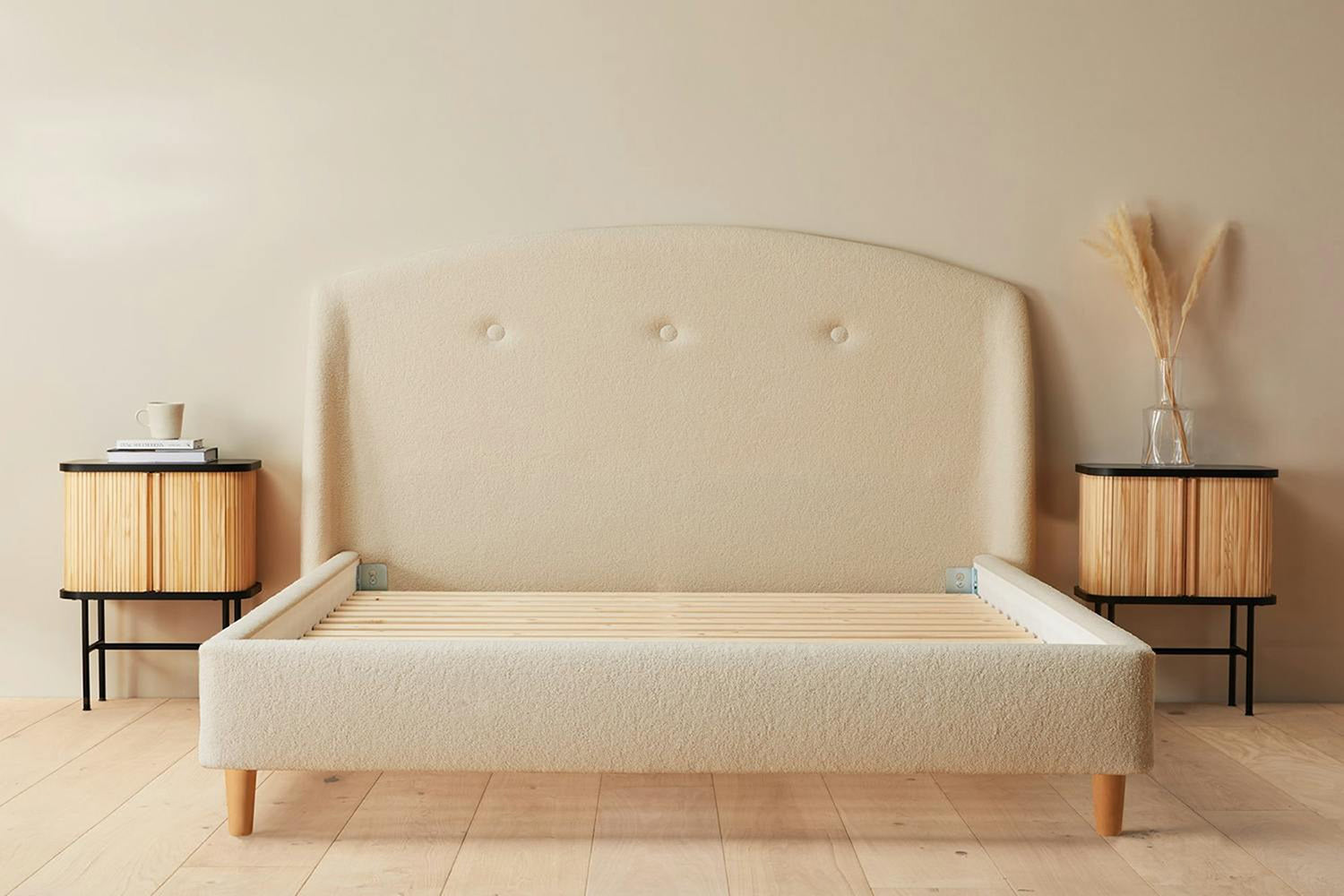 Silentnight | Evana Bed Frame with Beech Leg | Super King | 6ft | Colour Options-2