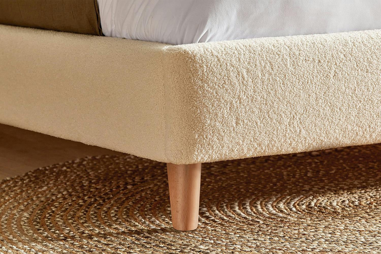 Silentnight | Evana Bed Frame with Beech Leg | Super King | 6ft | Colour Options-7