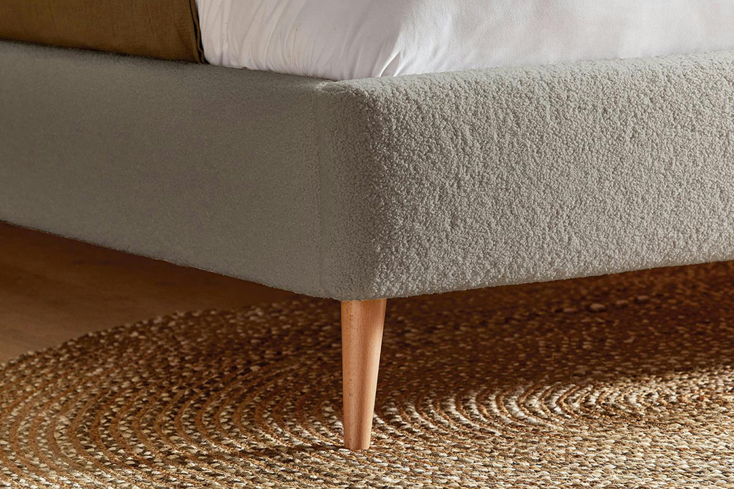 Silentnight | Evana Bed Frame with Slant Beech Leg | Super King | 6ft | Colour Options-6