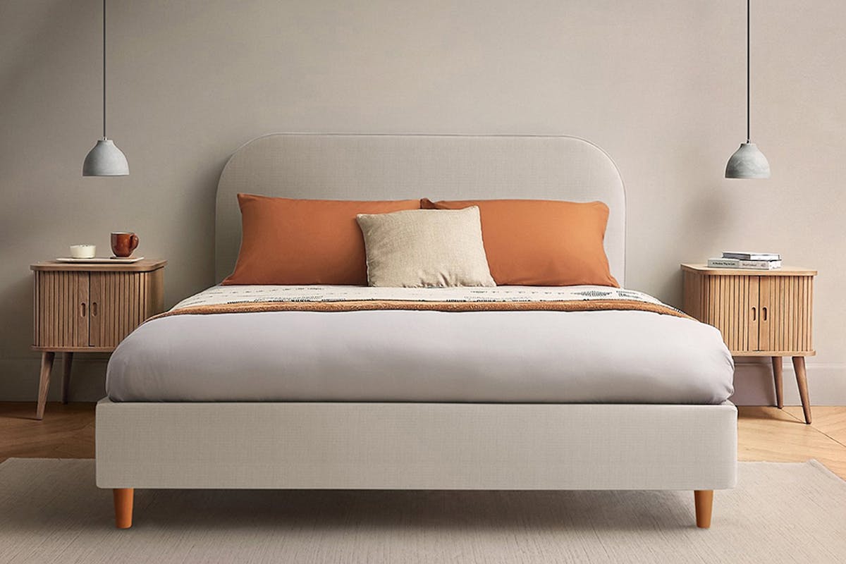 Silentnight | Fara Bed Frame with Beech Leg | Double | 4ft6 | Colour Options-11