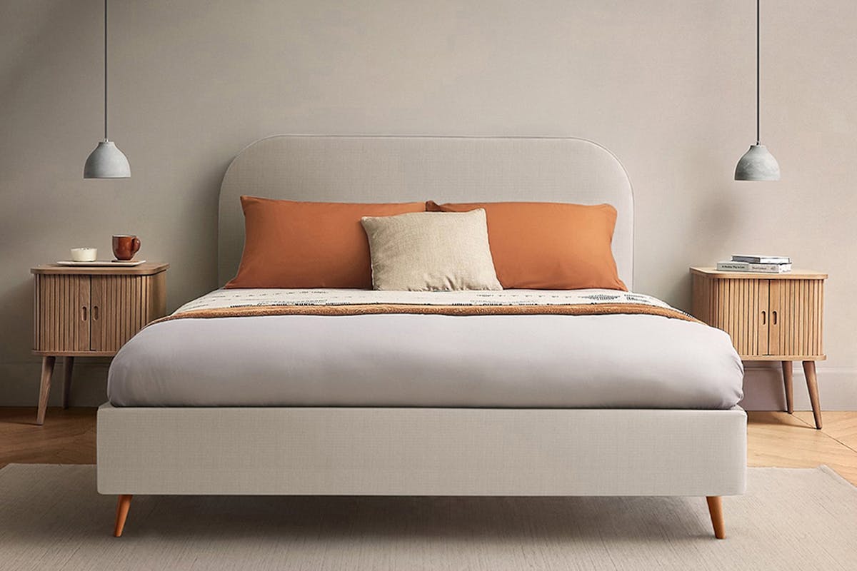 Silentnight | Fara Bed Frame with Slant Beech Leg | Super King | 6ft | Colour Options-6