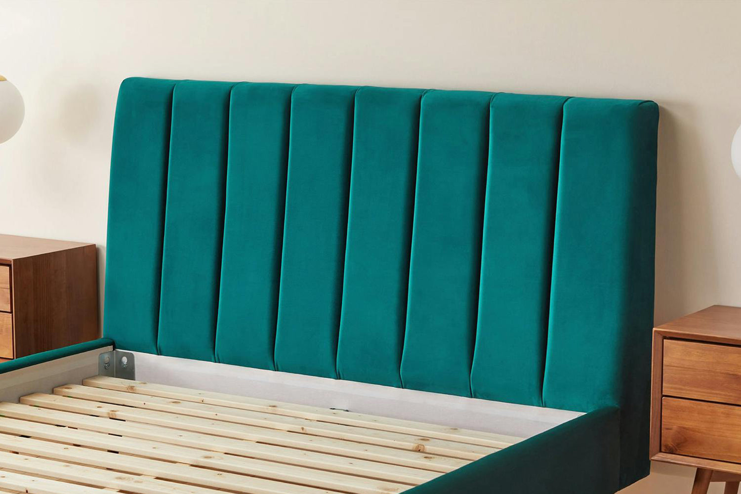 Silentnight | Octavia Bed Frame with Beech Leg | Super King | 6ft | Colour Options-3